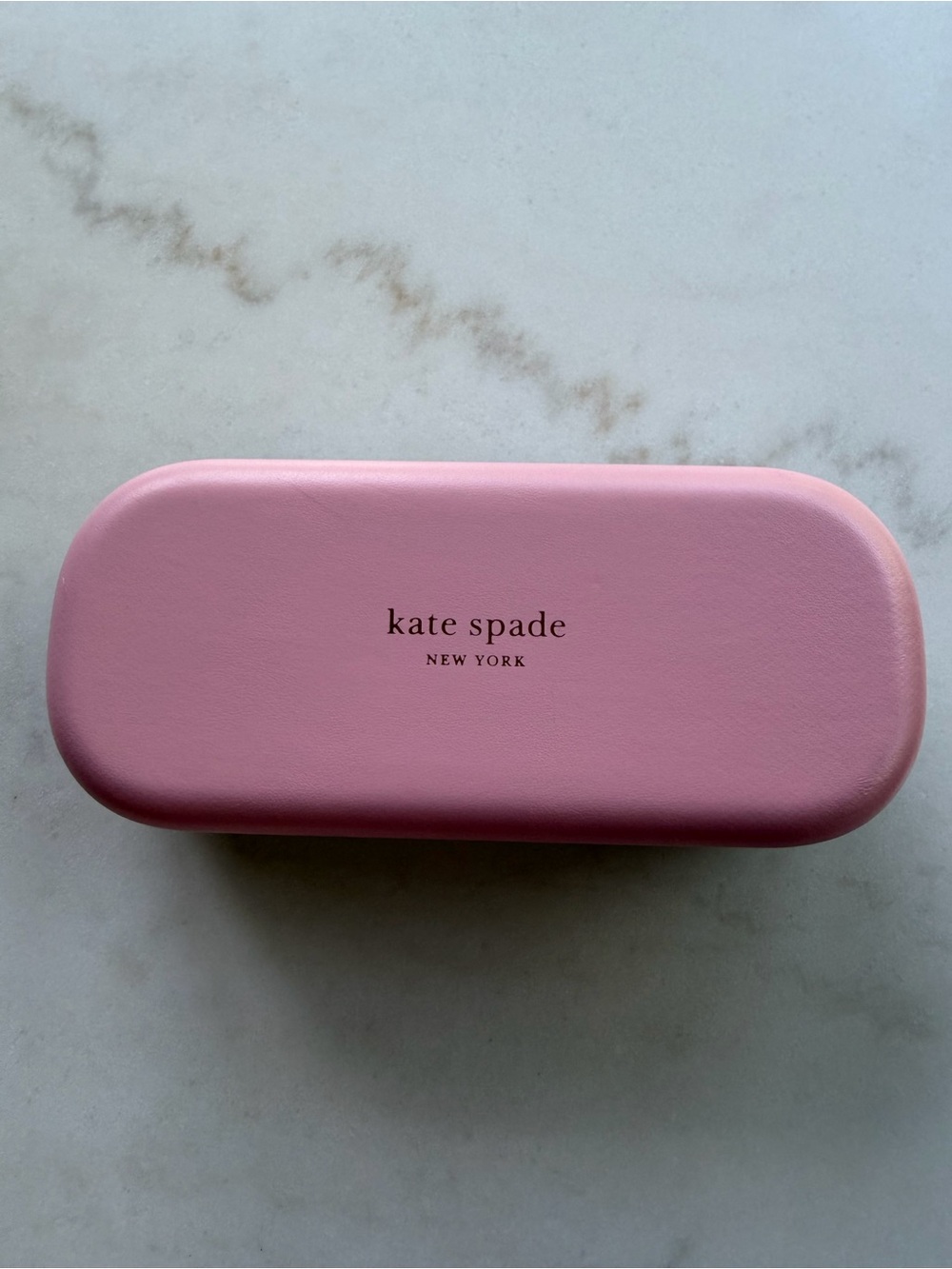 Kate Spade Pink/Green Eyeglass Sunglasses Case + Cleaning Cloth New Unused
